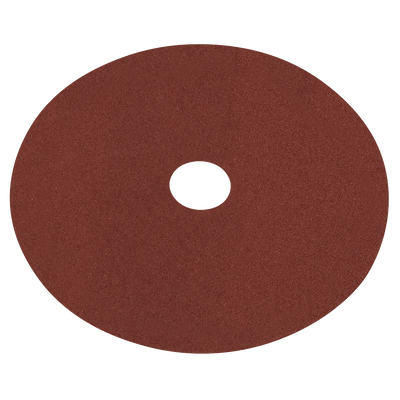 Sealey WSD460 Worksafe® 100mm Fibre Backed Sanding Disc 60Grit - Pack of 25 - WSD460 - Sealey Tools UK - Trade Counter Direct
