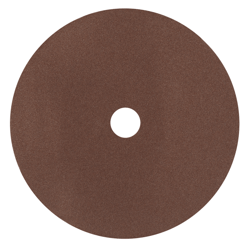 Sealey WSD7120 Worksafe® 175mm Fibre Backed Sanding Disc 120Grit - Pack of 25 - WSD7120 - Sealey Tools UK - Trade Counter Direct