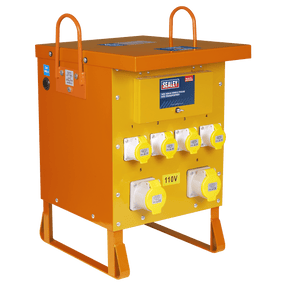 Sealey WST10000 110V 10kVA Single Phase Site Transformer - WST10000 - Sealey Tools UK - Trade Counter Direct