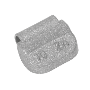 Sealey WWSH10 Wheel Weight 10g Hammer - On Zinc for Steel Wheels Pack of 100 - WWSH10 - Sealey Tools UK - Trade Counter Direct