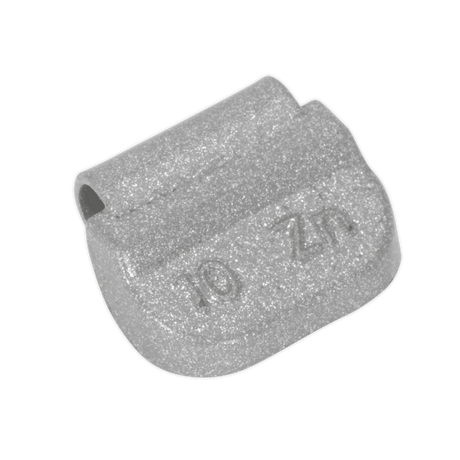 Sealey WWSH10 Wheel Weight 10g Hammer - On Zinc for Steel Wheels Pack of 100 - WWSH10 - Sealey Tools UK - Trade Counter Direct