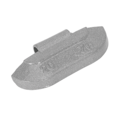 Sealey WWSH20 Wheel Weight 20g Hammer - On Zinc for Steel Wheels Pack of 100 - WWSH20 - Sealey Tools UK - Trade Counter Direct