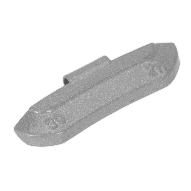 Sealey WWSH30 Wheel Weight 30g Hammer - On Zinc for Steel Wheels Pack of 100 - WWSH30 - Sealey Tools UK - Trade Counter Direct