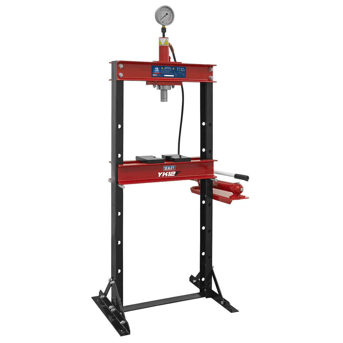 Sealey YK12F Hydraulic Press 12 Tonne Floor Type - YK12F - Sealey Tools UK - Trade Counter Direct