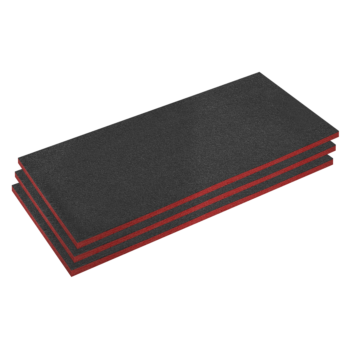 Sealey SFPK30R Easy Peel Shadow Foam® Red/Black 30mm - Pack of 3