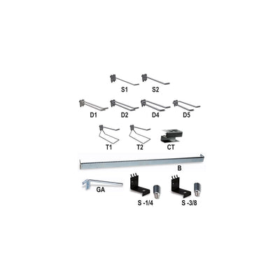 Shopinshop Display Hooks For C60, C61, C68 And C88 - C68 - 6888 - 6888S2 - WEB-068880012 - SHOPinShop - Trade Counter Direct