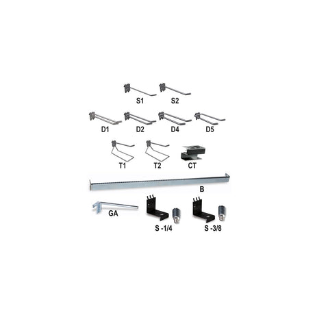 Shopinshop Display Hooks For C60, C61, C68 And C88 Displays - C68 - 6888 - 6888D1 - WEB-068880021 - SHOPinShop - Trade Counter Direct