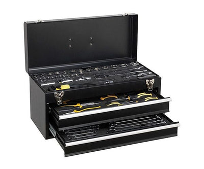 Siegen S01055 From Sealey Portable Tool Chest 2 Drawer with 90pc Tool Kit - Tool Kits - SLY-18933 - Sealey Tools UK - Trade Counter Direct