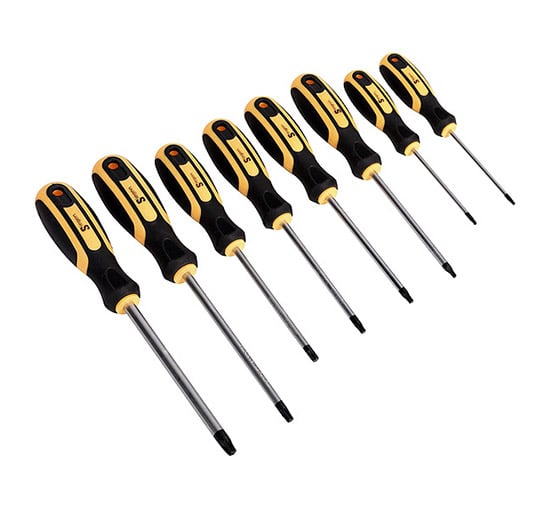 Siegen S0897 From Sealey TRX - Star Screwdriver Set 8pc - Screwdrivers - SLY-16617 - Sealey Tools UK - Trade Counter Direct