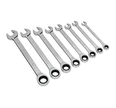 Siegen S0984 From Sealey Combination Ratchet Spanner Set 8pc Imperial - Spanners - SLY-17987 - Sealey Tools UK - Trade Counter Direct