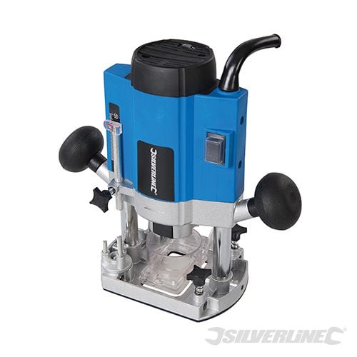Silverline 1020W Plunge Router 1/4" 1020W - 329863 - 329863 - Silverline - Trade Counter Direct