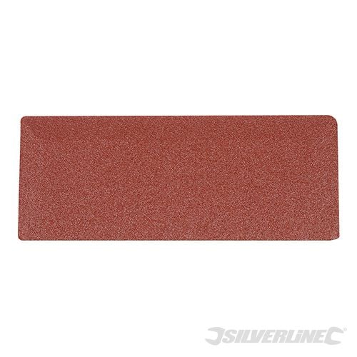Silverline 1/3 Sanding Sheets 10pk 80 Grit - 214702 - 214702 - Silverline - Trade Counter Direct