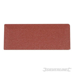 Silverline 1/3 Sanding Sheets 10pk 80 Grit - 214702 - 214702 - Silverline - Trade Counter Direct