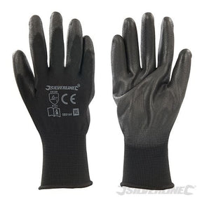 Silverline Black Palm Gloves XL 10 - 589144 - 589144 - Silverline - Trade Counter Direct