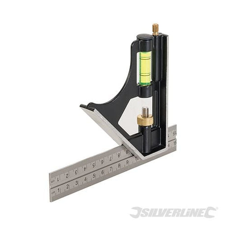 Silverline Combination Square 150mm - 745726 - 745726 - Silverline - Trade Counter Direct