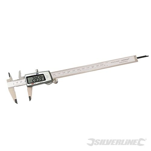 Silverline Digital Vernier Caliper 200mm - 833626 - 833626 - Silverline - Trade Counter Direct