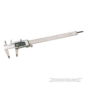Silverline Digital Vernier Caliper 200mm - 833626 - 833626 - Silverline - Trade Counter Direct