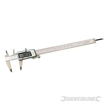 Silverline Digital Vernier Caliper 200mm - 833626 - 833626 - Silverline - Trade Counter Direct