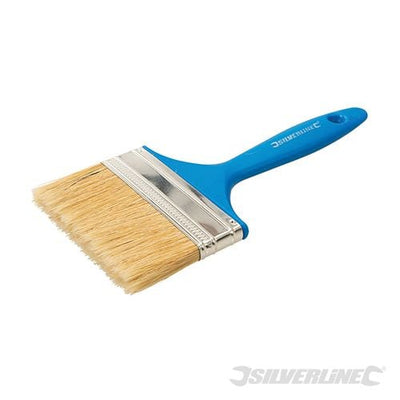 Silverline Disposable Paint Brush 100mm / 4" - 606675 - 606675 - Silverline - Trade Counter Direct
