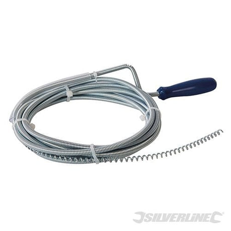 Silverline Drain Auger 3m - 912893 - 912893 - Silverline - Trade Counter Direct