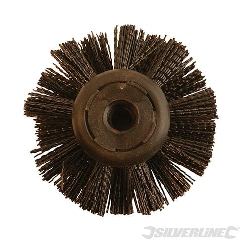 Silverline Drain Brush Head Drain Brush Head 100mm - 633759 - 633759 - Silverline - Trade Counter Direct