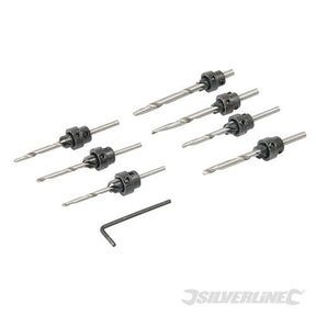 Silverline Drill and Countersink Set 7pce 3 - 6mm - 273222 - 273222 - Silverline - Trade Counter Direct