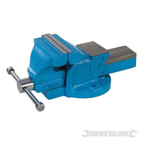 Silverline Engineers Workshop Vice 100mm (4") Jaw Capacity 100mm / 5kg - 938601 - 938601 - Silverline - Trade Counter Direct