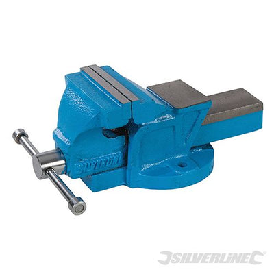 Silverline Engineers Workshop Vice 100mm (4") Jaw Capacity 100mm / 5kg - 938601 - 938601 - Silverline - Trade Counter Direct