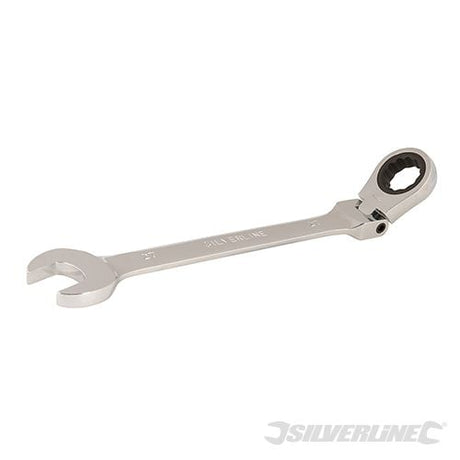 Silverline Flexible Head Ratchet Spanner 27mm - 993058 - 993058 - Silverline - Trade Counter Direct