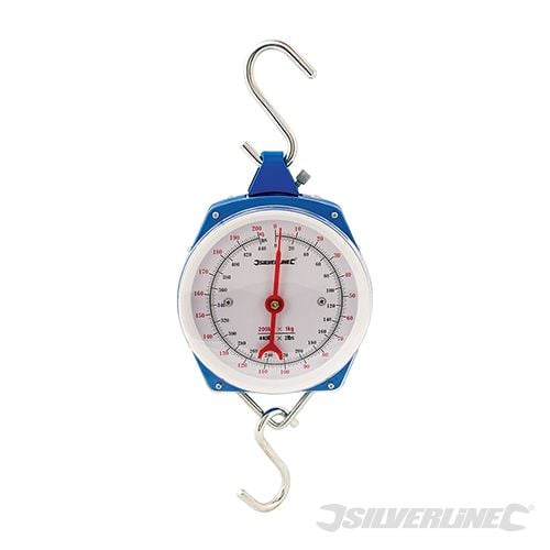 Silverline Hanging Scales Heavy Duty 200kg - 251087 - 251087 - Silverline - Trade Counter Direct