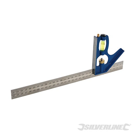 Silverline Heavy Duty Combination Square 300mm - SL31 - SL31 - Silverline - Trade Counter Direct