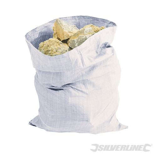 Silverline Heavy Duty Rubble Sacks 5pk 900 x 600mm - 633761 - 633761 - Silverline - Trade Counter Direct