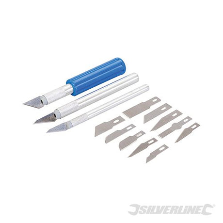 Silverline Hobby Knife Set 16pce 16pce - 251094 - 251094 - Silverline - Trade Counter Direct