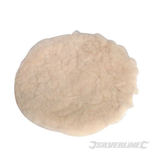 Silverline Hook and Loop Lambswool Bonnet 125mm - 107968 - 107968 - Silverline - Trade Counter Direct