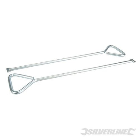 Silverline Manhole Cover Keys T - End 2pk 620mm - 639345 - 639345 - Silverline - Trade Counter Direct