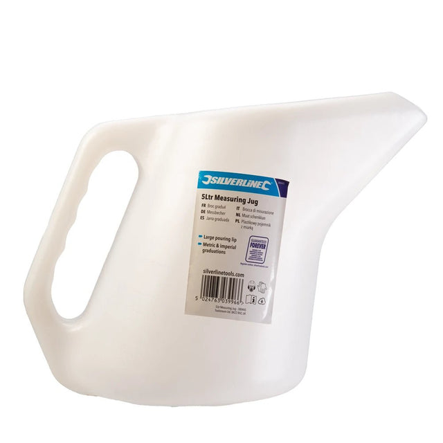 Silverline Measuring Jug 5Ltr - 380445 - 380445 - Silverline - Trade Counter Direct