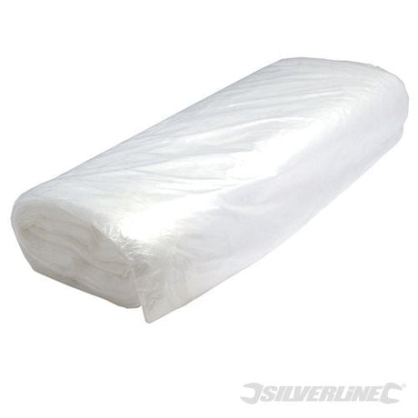 Silverline Polythene Dust Roll 2m x 50m (6.5' x 164') Approx - 282576 - 282576 - Silverline - Trade Counter Direct