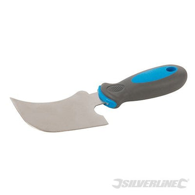 Silverline Quarter Moon Knife 100mm - 628557 - 628557 - Silverline - Trade Counter Direct