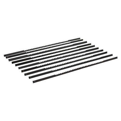 Silverline Scroll Saw Blades 130mm 10pk 24tpi - 580485 - 580485 - Silverline - Trade Counter Direct
