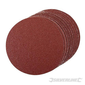 Silverline Self - Adhesive Sanding Discs 150mm 10pk 60 Grit - 918544 - 918544 - Silverline - Trade Counter Direct