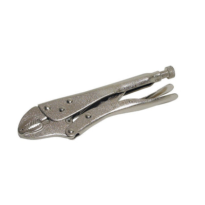 Silverline Self - Locking Pliers - 220mm Curved - PL100 - TSPL100 - Silverline - Trade Counter Direct