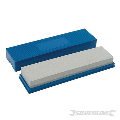 Silverline Silicon Carbide Combination Sharpening Stone Fine / Medium Grade - CB14 - CB14 - Silverline - Trade Counter Direct