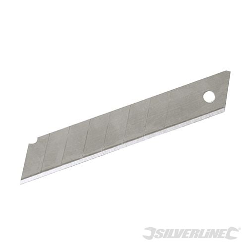 Silverline Snap - Off Blades 10pk 18mm - 861764 - 861764 - Silverline - Trade Counter Direct