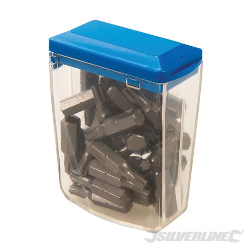 Silverline T25 Cr - V 6150 Screwdriver Bits 30pk T25 - 766305 - 766305 - Silverline - Trade Counter Direct