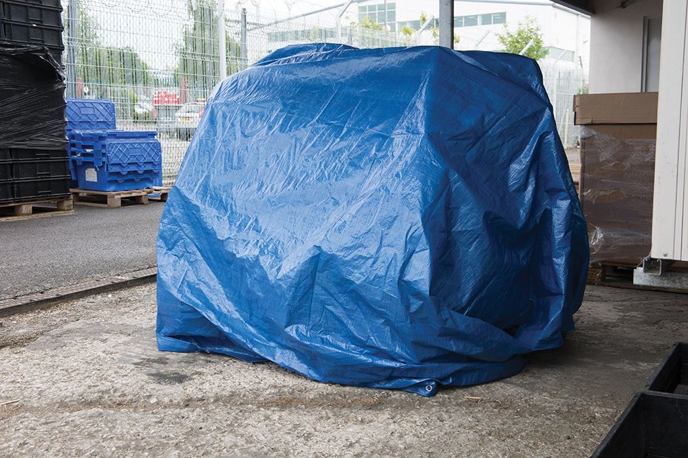 Silverline Tarpaulin Cut 3 x 3.6m / Actual 2.9 x 3.45m - 427565 - 427565 - Silverline - Trade Counter Direct