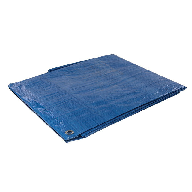 Silverline Tarpaulin Cut 3 x 3.6m / Actual 2.9 x 3.45m - 427565 - 427565 - Silverline - Trade Counter Direct
