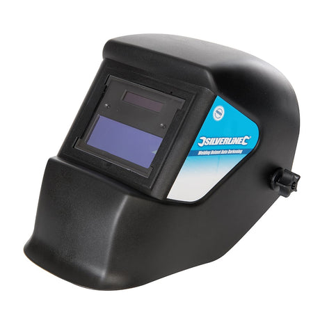 Silverline Welding Helmet Auto Darkening DIN 3/11EW - 934295 - 934295 - Silverline - Trade Counter Direct