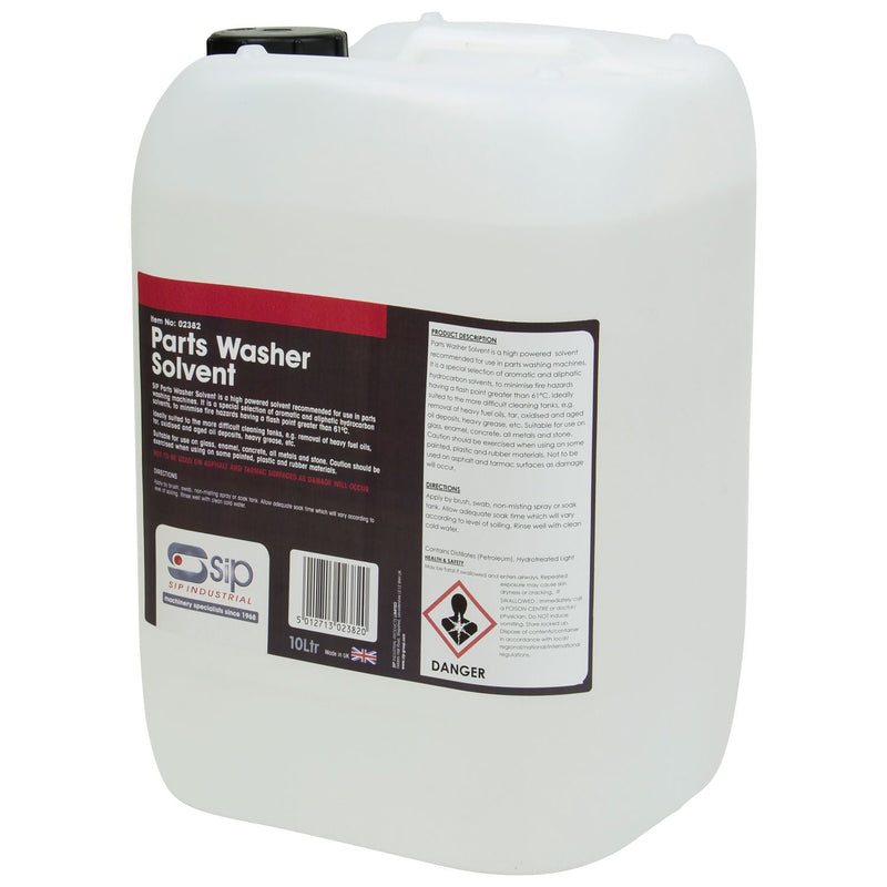SIP 10ltr Parts Washer Solvent - 02382 - SIP-02382 - SIP Tools UK - Trade Counter Direct