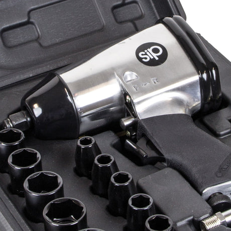 SIP 1/2" 17pc Air Impact Wrench Kit - SIP-06792 - SIP Tools UK - Trade Counter Direct