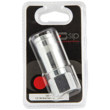 SIP 1/2" Slimline Silver Female Coupler - SIP-04192 - SIP Tools UK - Trade Counter Direct
